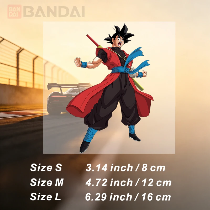 Car Stickers Anime Fighter Graphic Vinyl Decal Waterproof Die Cut for Car Window Laptop Wall Decoration Auto Decor