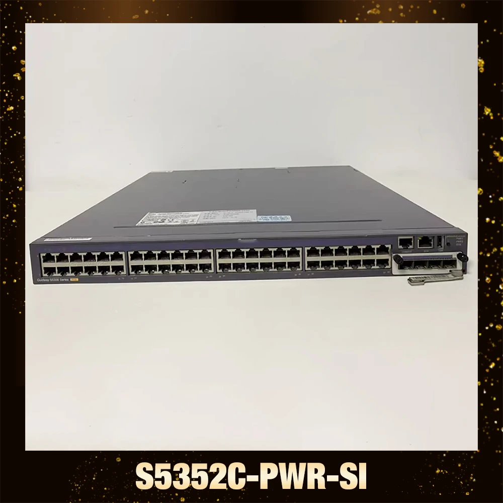 

For HUAWEI S5352C-PWR-SI 48 port Gigabit POE Power Supply Layer 3 Network Management Switch