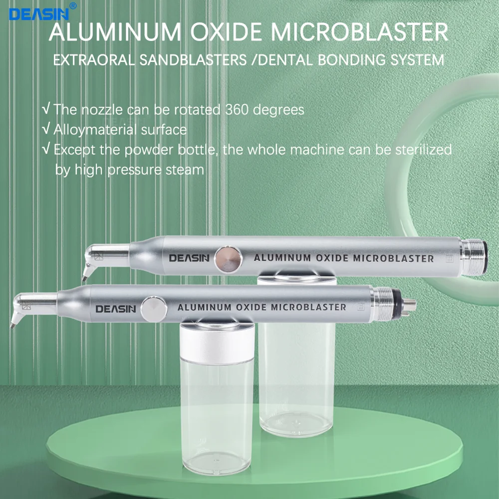 Dental Aluminum Oxide Micro Blaster with water spray Interface Microetcher Sandblasting Alumina Gun Air Abrasion Polisher