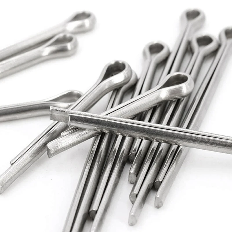345Pcs 304 Stainless Steel Cotter Pin Assortment Kit M1.6/M2.5/M3.2/M4 6 Sizes For Car,Lawn Mowers Replacement Spare Parts image 6