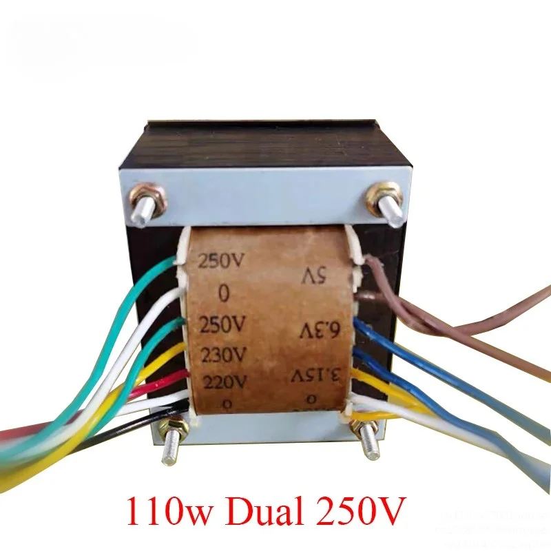 110W power transformer 86 * 50 bile transformer, double 250V all copper
