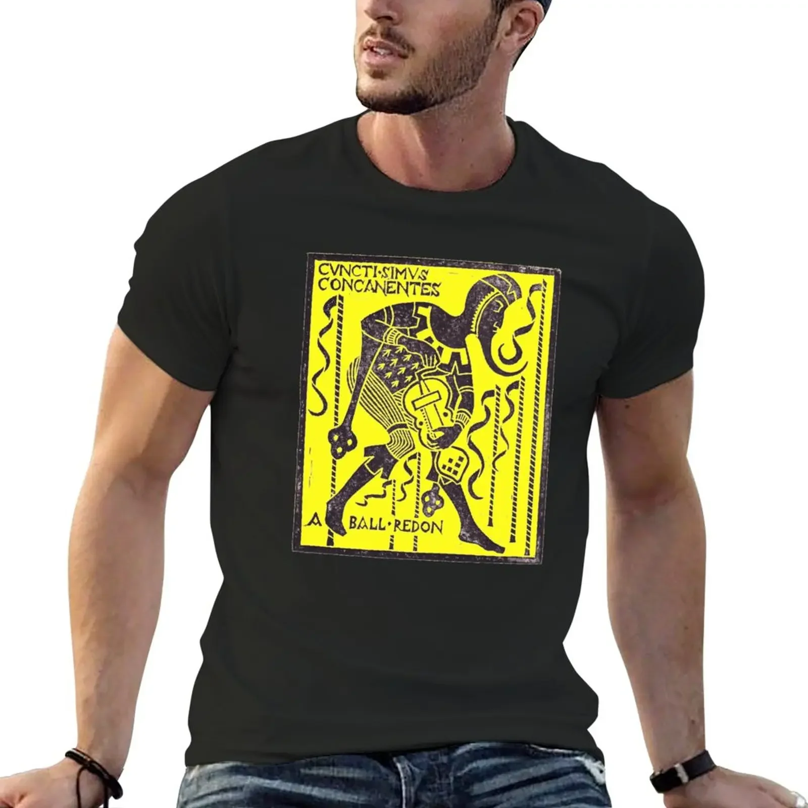 

The Hurdy Gurdy Player by StefanMarkos (yellow fill) T-Shirt tees plus size tops mens graphic t-shirts pack