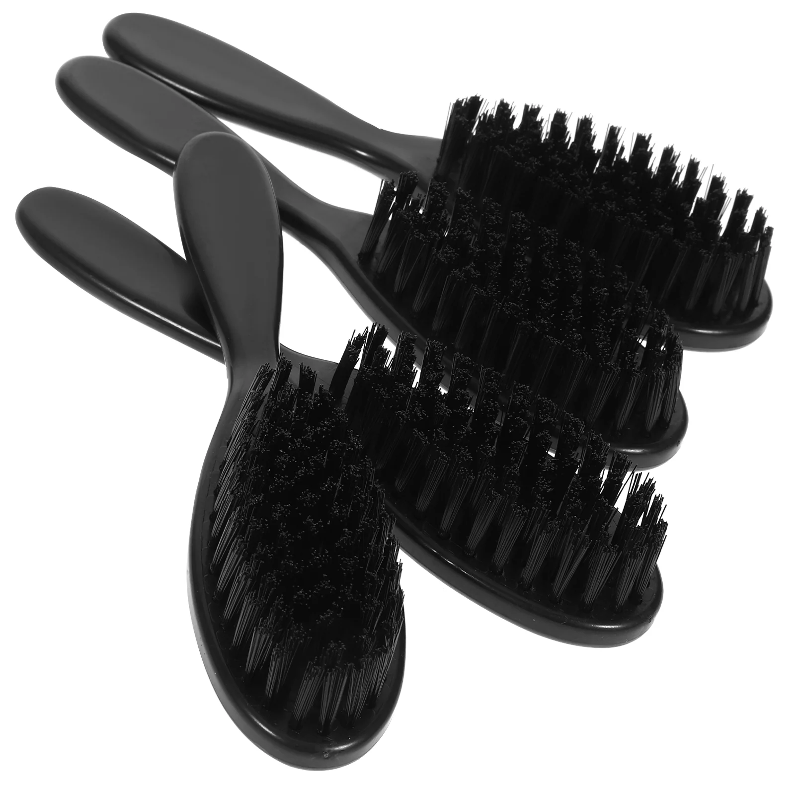 4 Pcs Beard Trimmer Men Brush Hair Comb Bristle Barbers Black Care Baby Shaving Brushes for