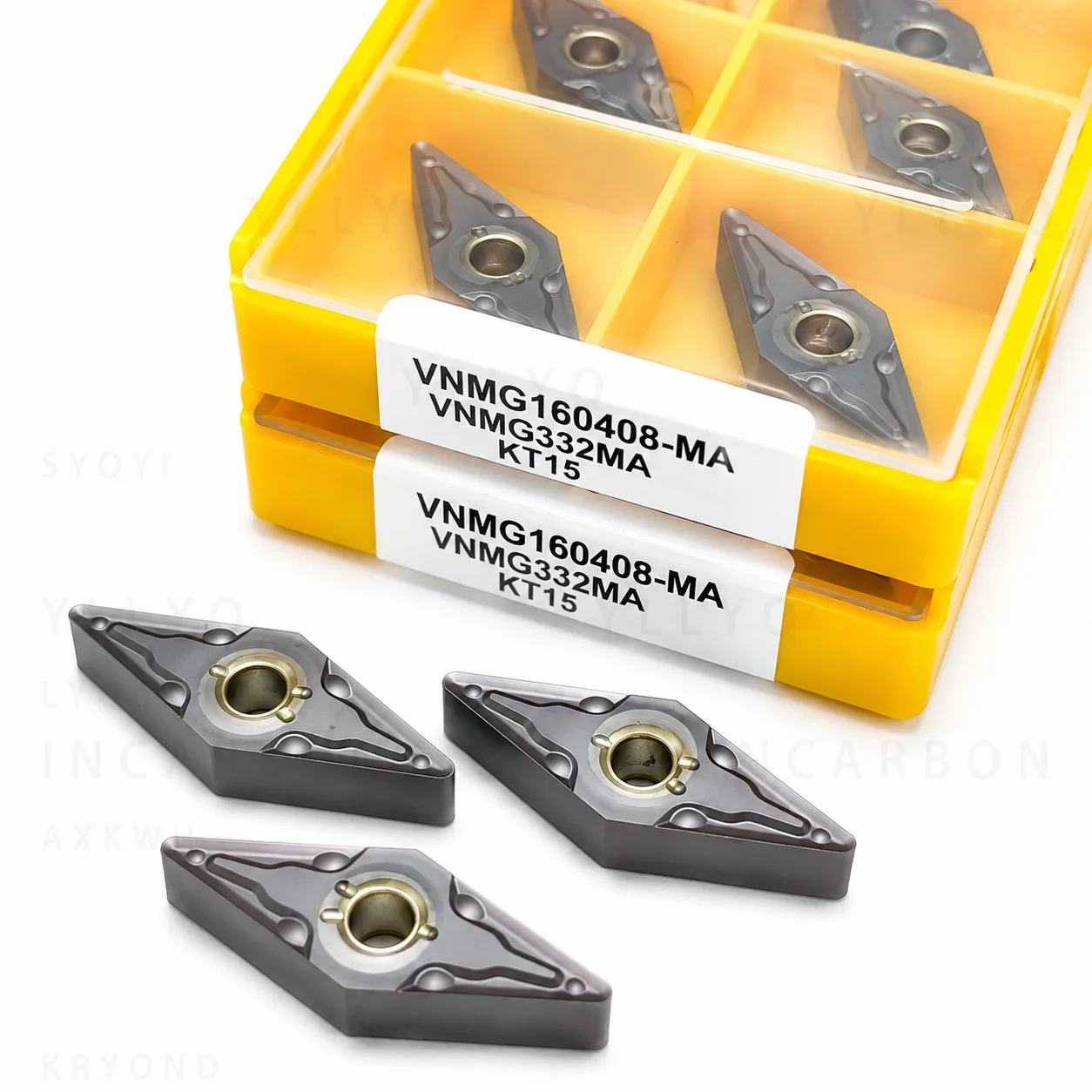 

VNMG160408 VNMG160404 Carbide Turning Inserts External CNC Lathe Tool for Metal Cutting Machine Tool Holder Parts