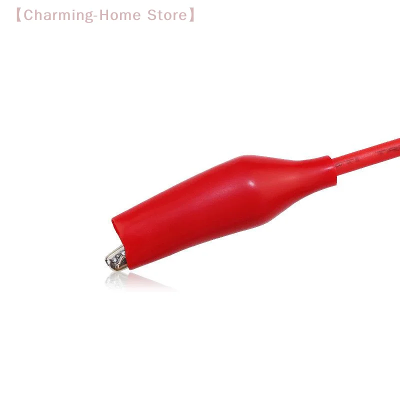 【M】2PCS Alligator Clips Electrical DIY Test Leads Alligator Double-ended Crocodile Clips Roach Clip Test Jumper Wire 46CM