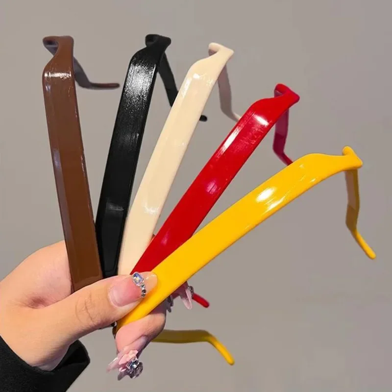 Wellenförmiges Quadratisches Brillen-Stirnband Haar-Accessoire Sonnenbrillen-Haarspange Vielseitiges Outdoor-Minimalistisches Sonnen-Haarband-Zubehör – Detail 4