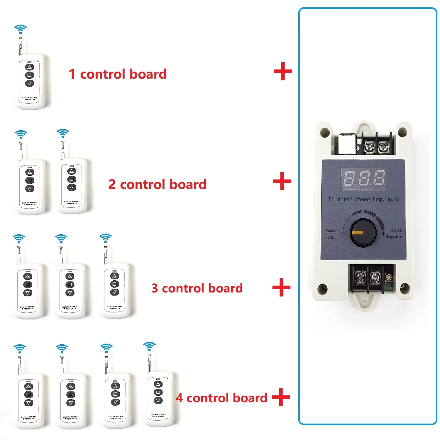 RF Radio Frequency Remote Control Linear Actuator Telescopic Motor DC Motor Stepless Speed 12V-24V