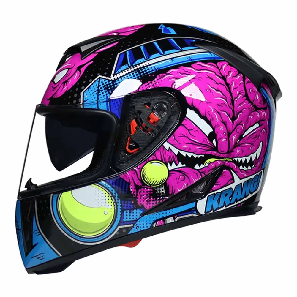 Arch-Villain Wear-Resistant Motocross Kask Anti-Fall Motorcycles Accessories Breathable Head Protection Full Face Biker Helmets