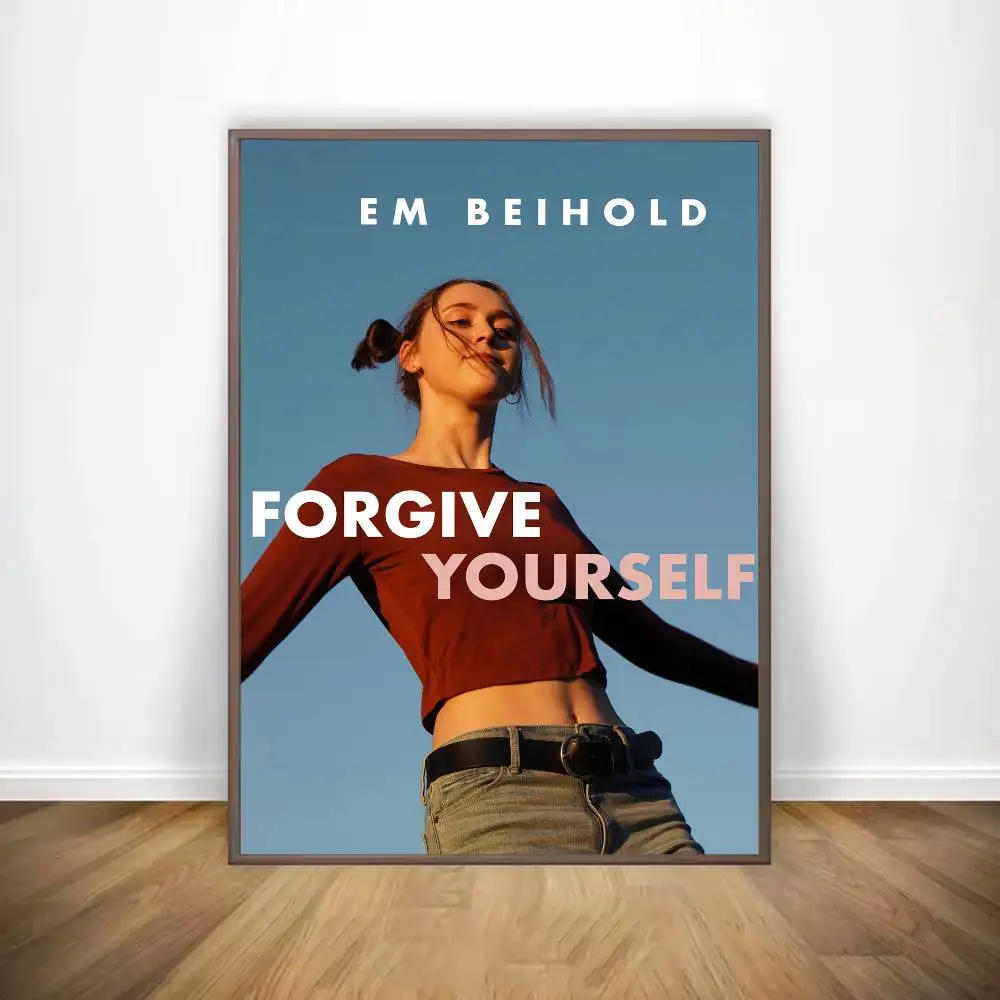 المغني الأمريكي E-Em BeiholdS ملصق معرض يطبع ذاتية اللصق ديكور المنزل الديكور صور مطبوعة للحوائط ملصق غرفة المعيشة