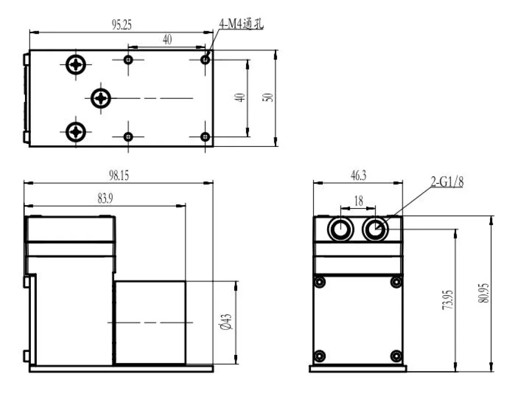 NEW 12V DC 11LPM Mini Diaphragm Pump with Brushless Motor Air Suction  Micro Vacuum Pump for Welding Fume Collector