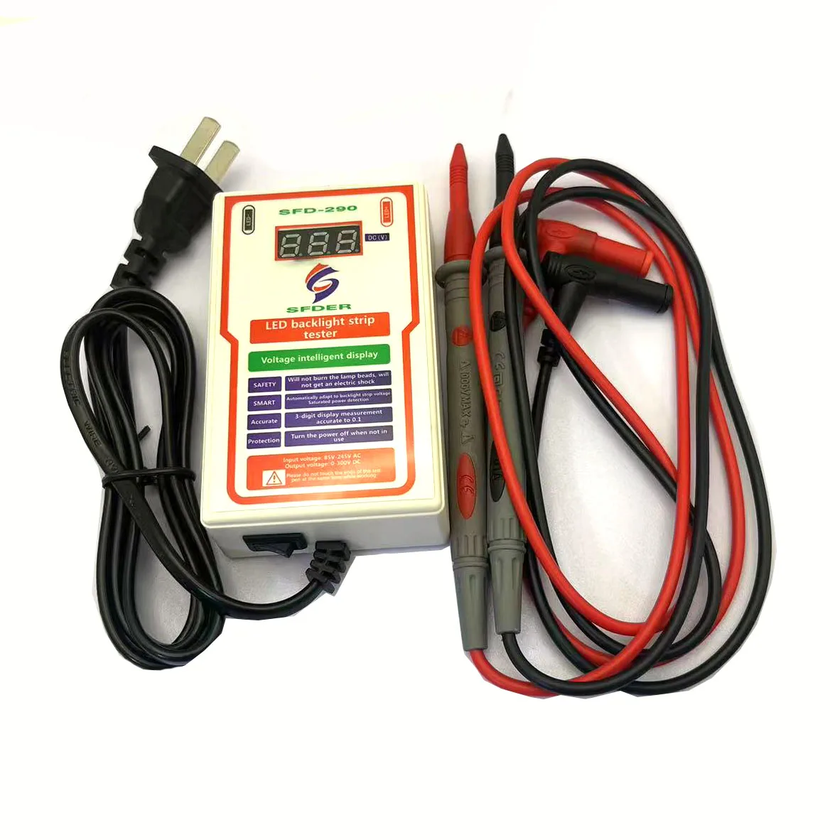 New English version 85-265V 25W LCD TV led backlight tester free of LED lamp bead light bar maintenance light source detector