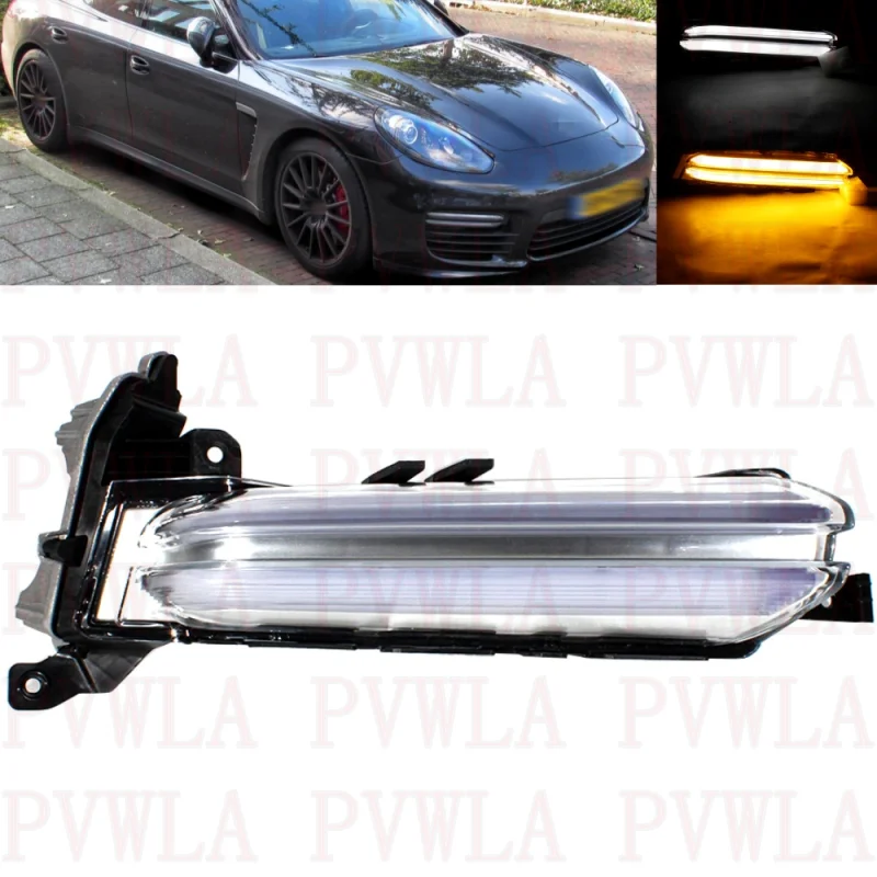 For Porsche Panamera GTS 2018 2019 2020 Right Side Front LED Fog Lamp DRL Daytime Running Light car accessories 971953042G