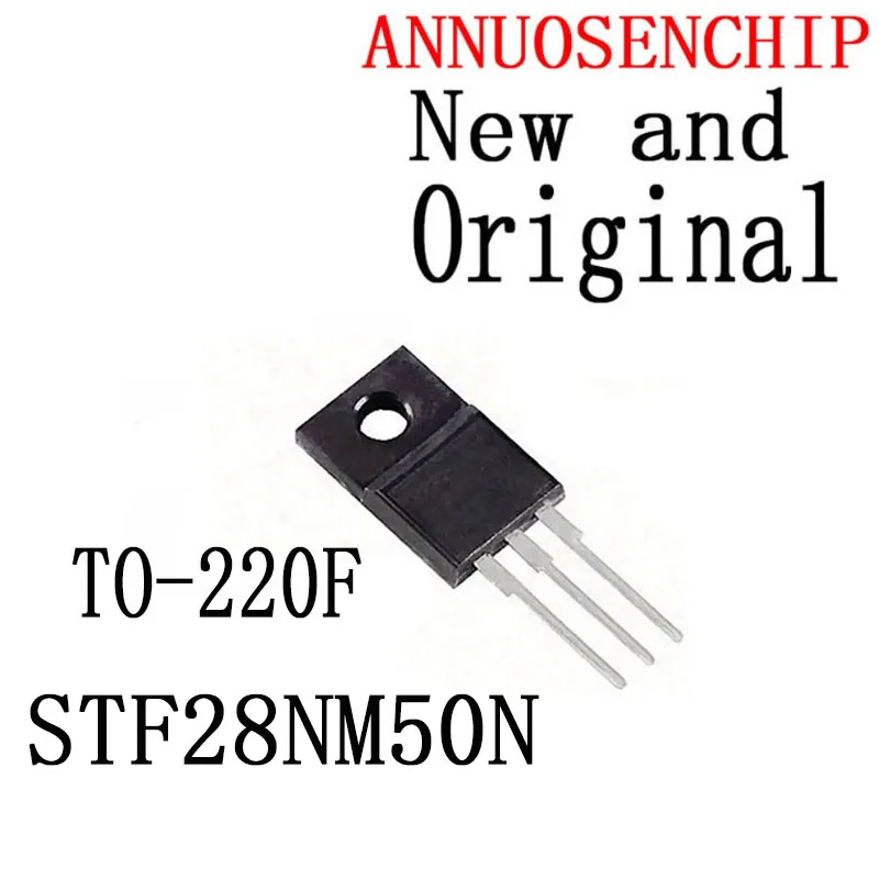 5PCS New And Original 28NM50N 500V 21A 90W FET Plastic TO-220F Authentic STF28NM50N