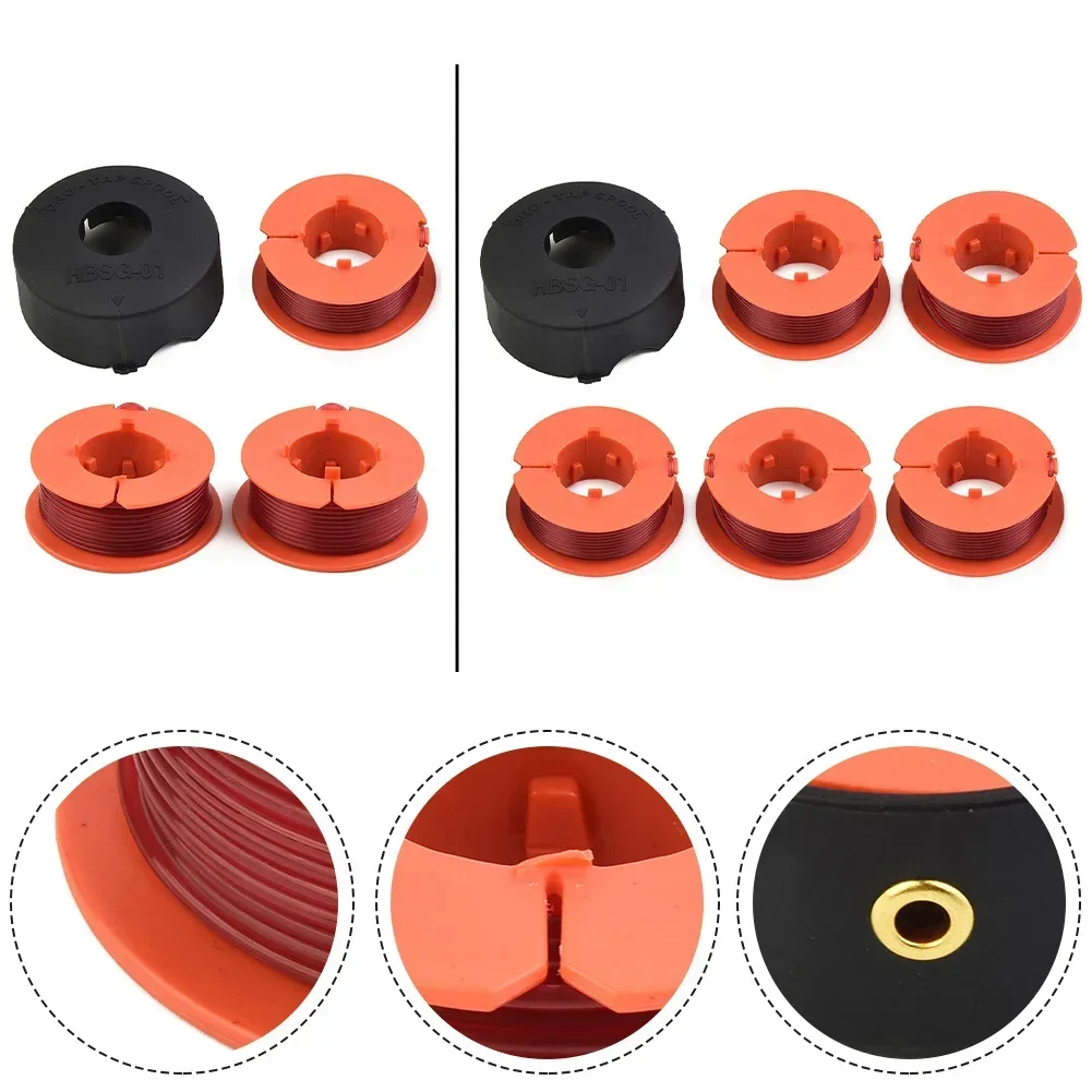 

3pcs Spools With Spool Cap For BOSCH ART 23 26 30 Combitrim Easytrim Spool Line F016800175 Trimmer Tools Accessories