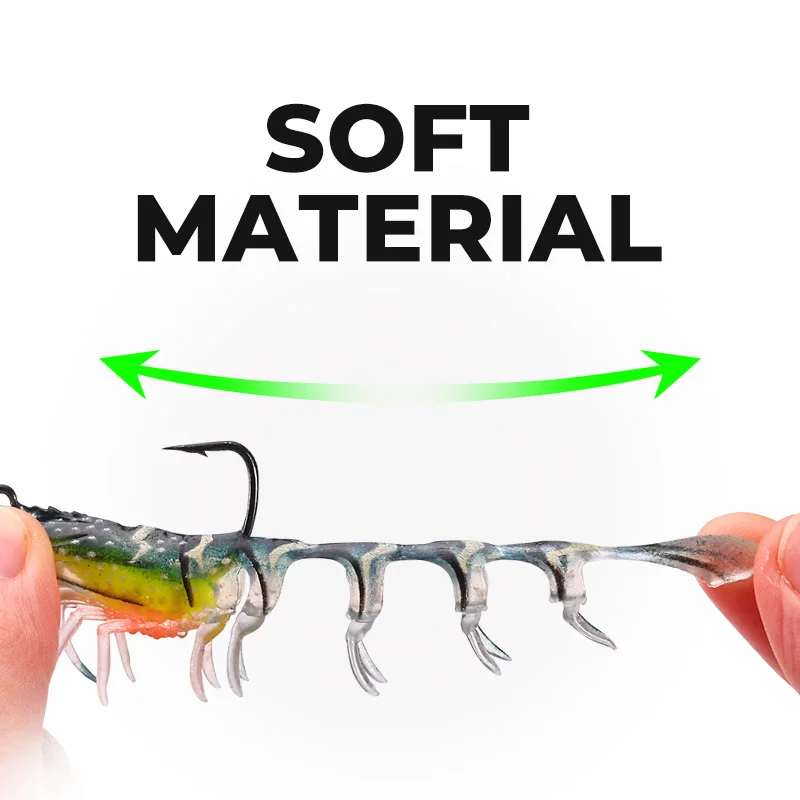 Luminous Shrimp Soft Fishing Lure 4