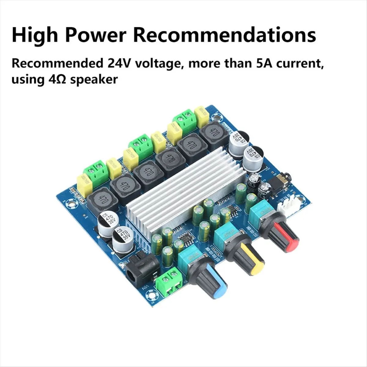 50Wx2+100W Stereo Dual Channel Amplifier Board TPA3116 Class D 2.1 Channel Audio Amplifier Module