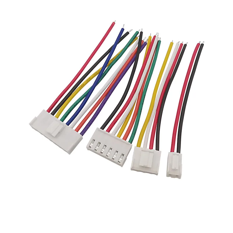 JST VH 3.96mm Pitch Single-ended Female Plug Wire Cable Connector VH3.96 2/3/4/5/6/8/10 Pin With 22AWG Wires 10CM 20CM 30CM