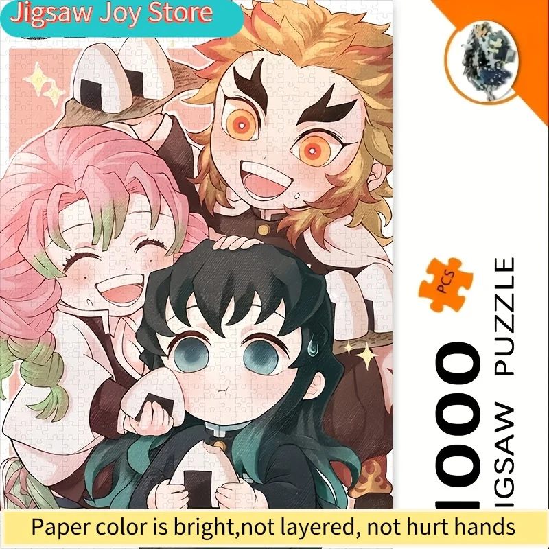 

A Box of s Cardboard Jigsaw Puzzle, Anime Design, Large Jigsaw Puzzle Toy, Adult Game Gift, Family Interactive Game Puzzle, De