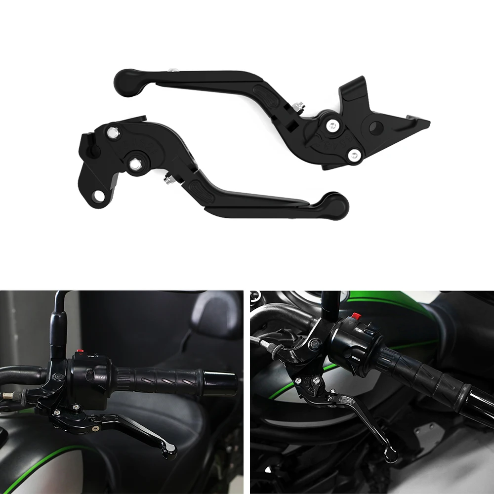 

For Kawasaki Z1000 Z1000R Z1000SX /Tourer Z900RS Cafe/Performance ZX-6R CNC Brake Clutch Levers Foldable Adjustable Extendable