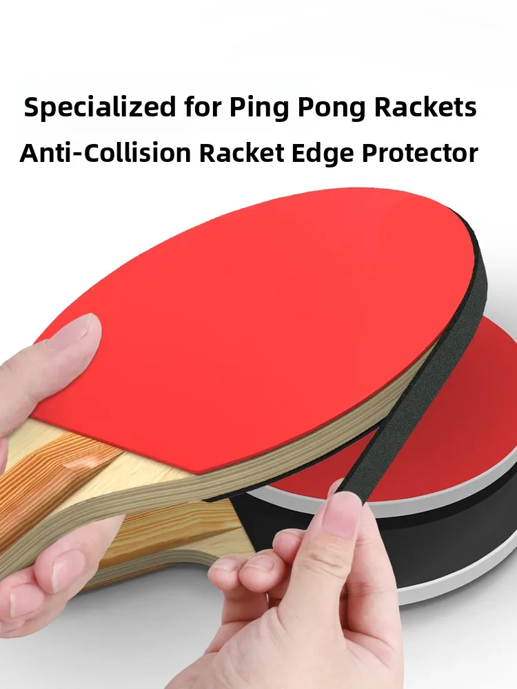 

Meleqi весло для настольного тенниса, губка, самоклеящаяся защитная полоса, антиокрайная защитная лента для базовой доски