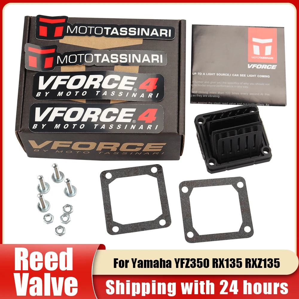 V Force V4144 Kit Reed Valve Vforce 4 For Yamaha YFZ350 YFZ 350 RX135 RXZ135 RXZ Y125Z And Banshee 350 RD350