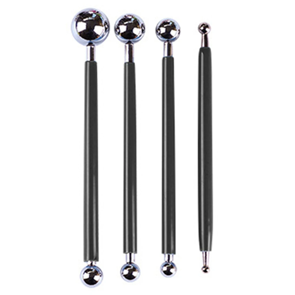 Multi Functional Sculpting Stylus Clay Tool Set  Double Ended with Rubber Handle  Perfect for Clay Art and Craft Projects
