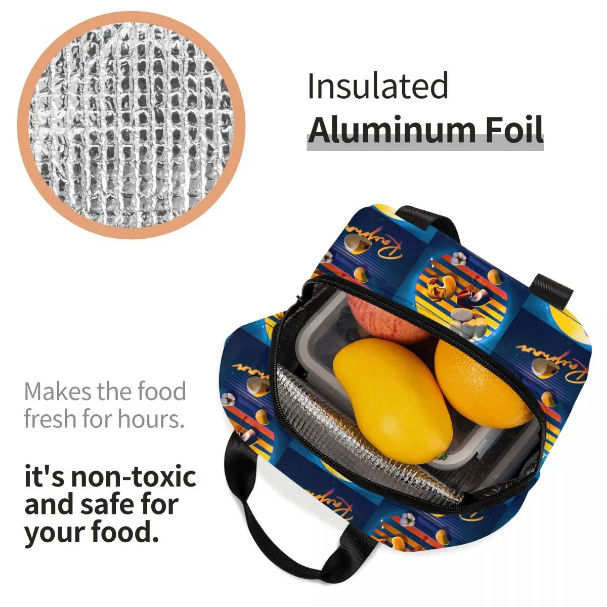 Rayman Legends 80 ريترو معزول حقيبة الغداء للنساء مكتب برودة صندوق طعام حراري حمل صناديق الغداء المحمولة الحاويات #6