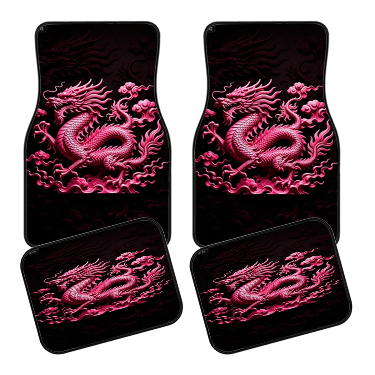 4pcs Car Floor Mat Set  Universal Full-Coverage Floor Mats  Material  Anti-Slip, Dust-Proof, Easy To Clean  Suitable For Sed