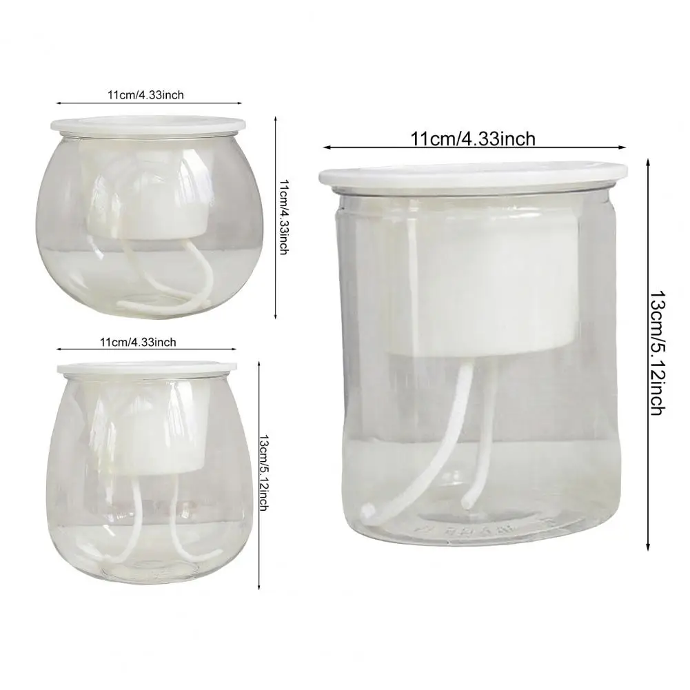 Plant Pot with Water Reservoir Self Watering Plant Pot with Transparent Reservoir Self Watering Planter for Indoor Flowers