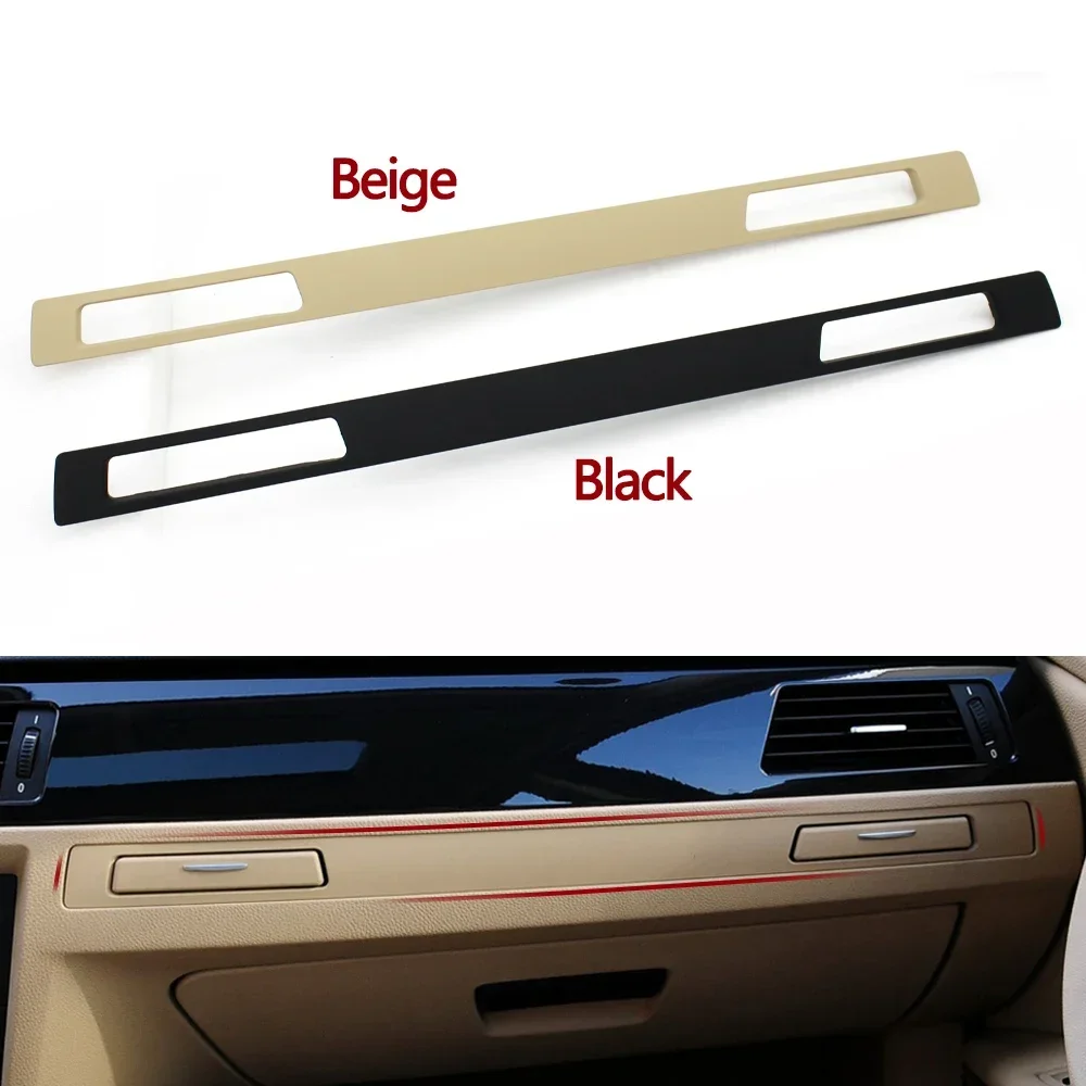 LHD Car Front Dashboard Water Cup Holder Panel Strip Trim For BMW 3 Series E90 E91 E92 E93 2005-2012 51457138797