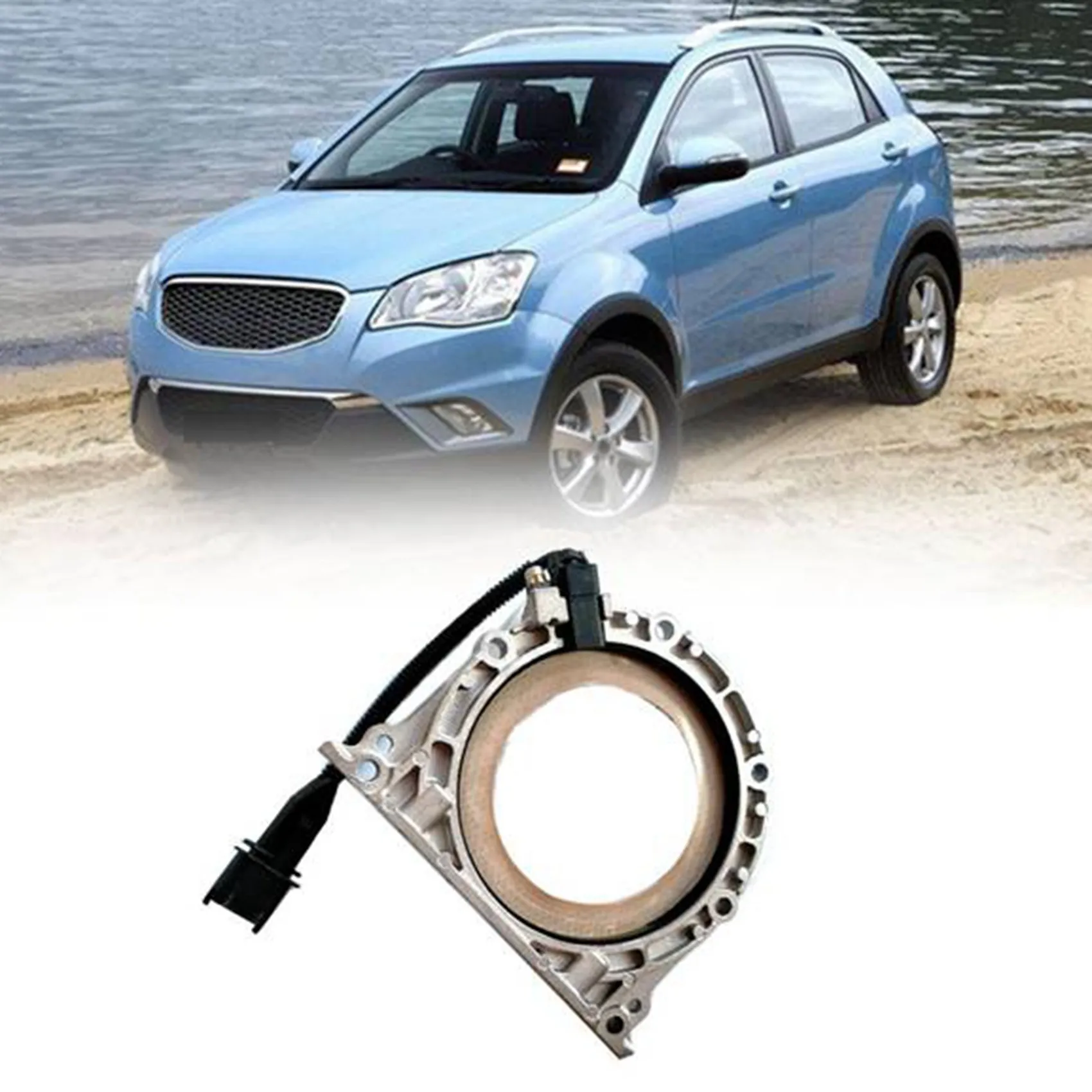 

Rear Crankshaft Seal With Position Sensor 6710100514 For Ssangyong Rexton Korando Actyon Rodius