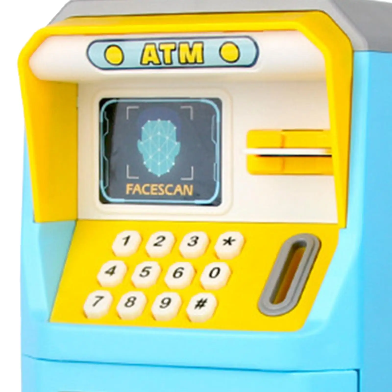 Electric ATM Money Bank Electronic Piggy Banks Auto Scroll Machine for Kids Children 3 4 5 6 7 8 9 Years Old Gifts