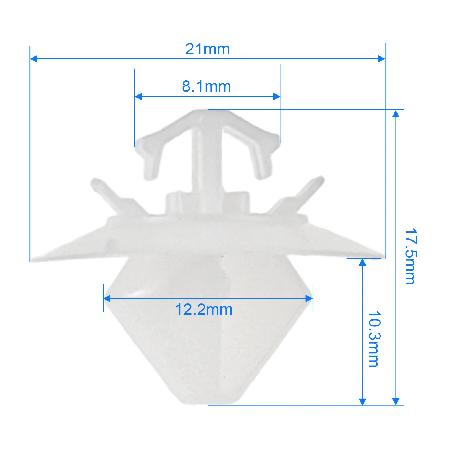 20Pcs White Side Do…