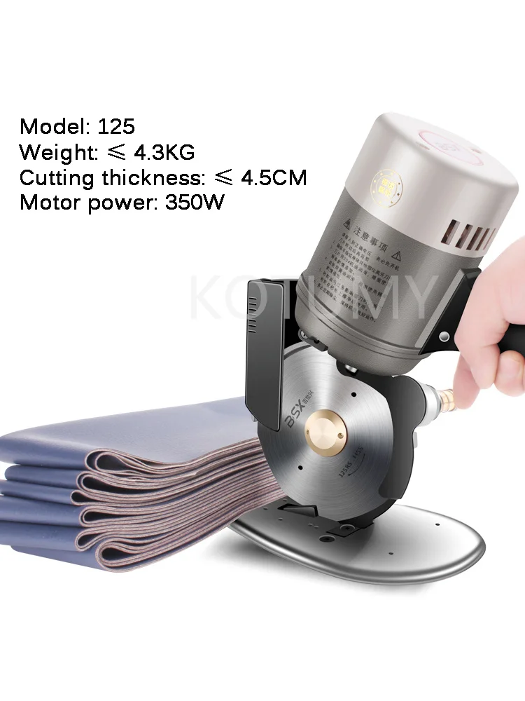 Clothing Electric Scissors Cloth Cutter Fabric Cutting Machine Fabric Round Knife Cutting Machine Electric Hand Push Scissors