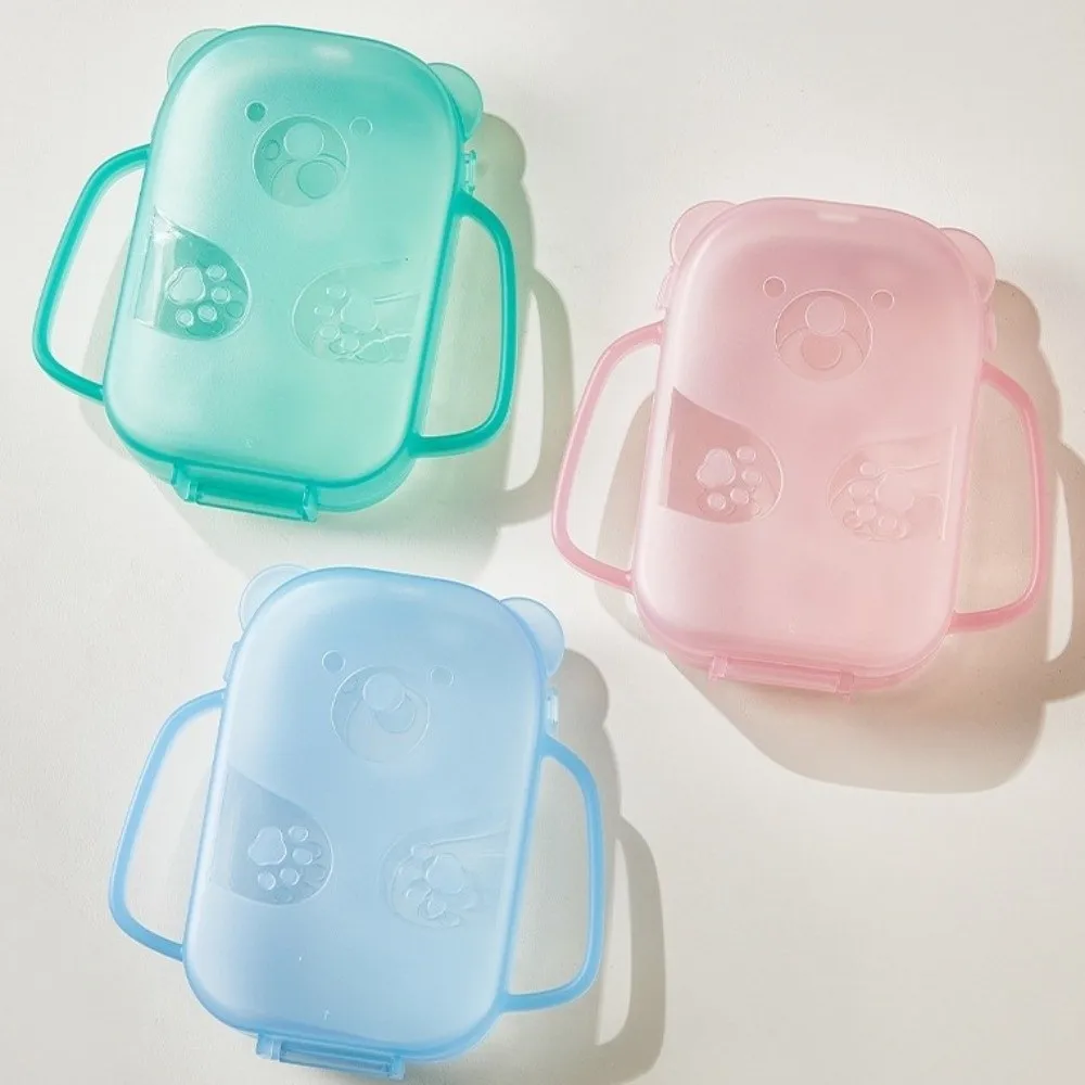 Bear Shaped Squeeze Pouch Holder Spill Proof With Handles Toddler Feeding Holder Anti-Squeeze Anti-Squeeze Container