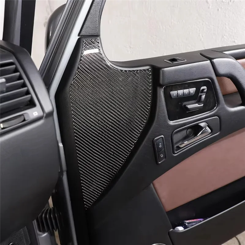Reliable-Real Carbon Fiber Door Anti-Collision Cushion Car Interior Modification Parts For Mercedes-Benz G-Class W463 2013-2018