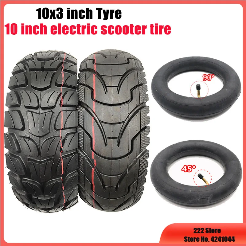 

For Speedual Grace 10 Zero 10X Kugoo M4 Pro Tire 10x3 Inch Off-Road Inner Outer 255x80 Electric Scooter 80/65-6