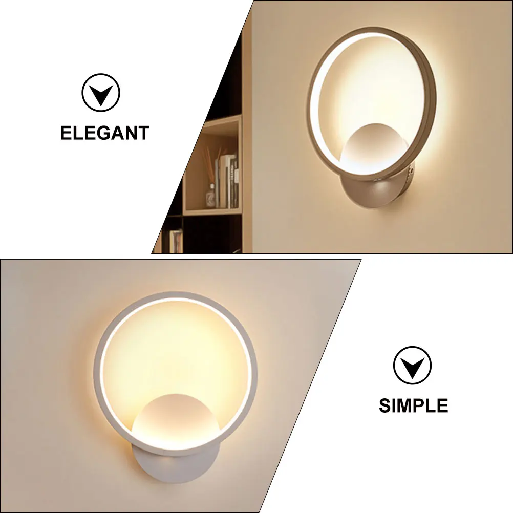 

1pc Wall-Mounted Lamp Corridor Balcony Porch Hallway Light Decor Silver Durable Easy Install No Assembly Home Decoration Gift