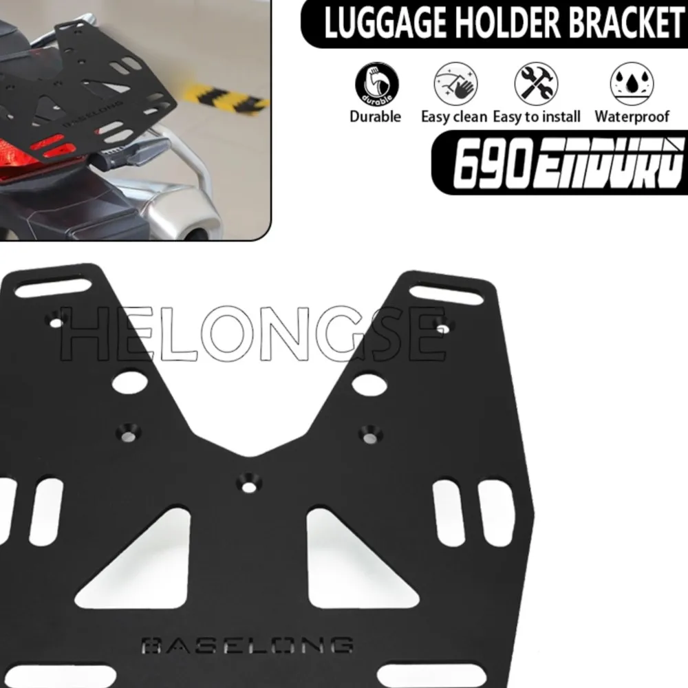 

For KTM 690 ENDURO R / SMC R 08-18 690 ENDUROR HELONGSE Accessories Cargo Rack Storage Box Support Rear Luggage Carrier Rack