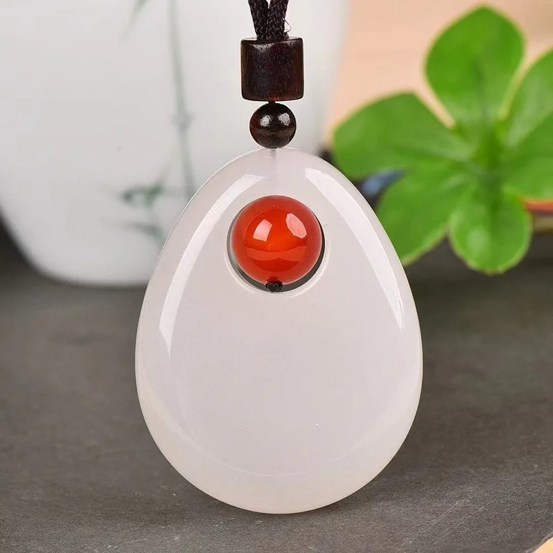 A Goods Gold Silk Jade Cicada White Jade Pendant Versatile Fashion Pendant for Men and Women