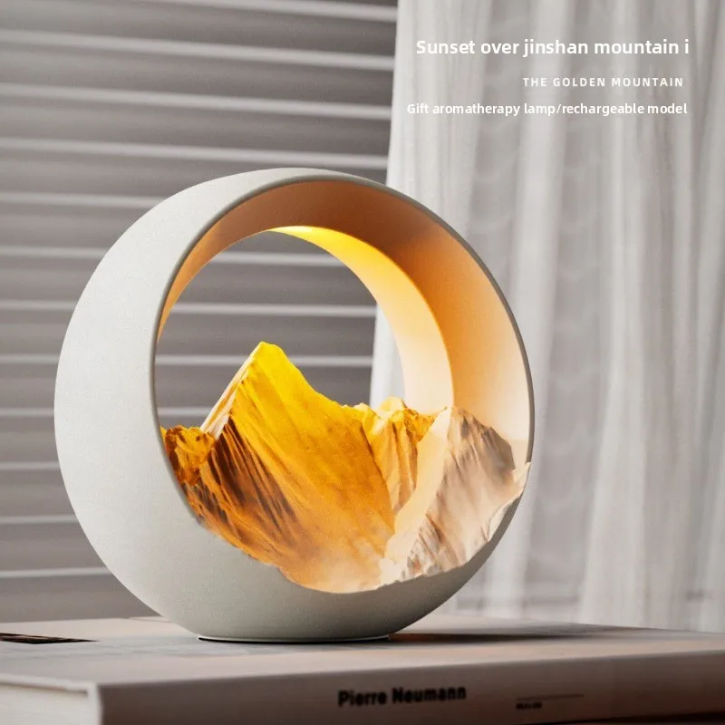 Rizhao Jinshan aromatherapy lamp gifts, bedroom atmosphere bedside night light, birthday gifts for girls