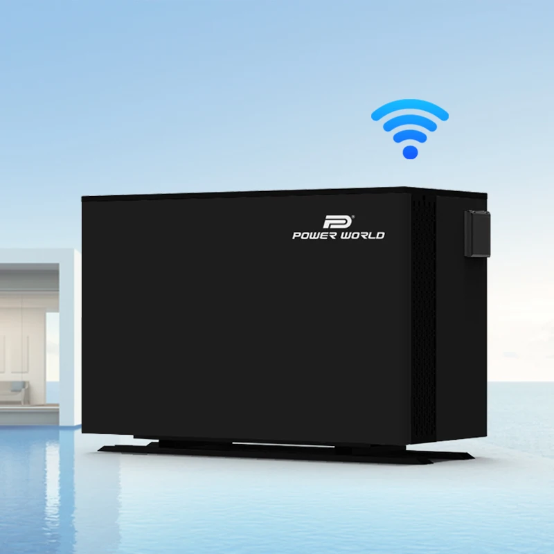 New Design air Source Pool Heater Pump 18kw 22 kw Inverter Swimming Pool Heat Pump Wi-fi Controlling