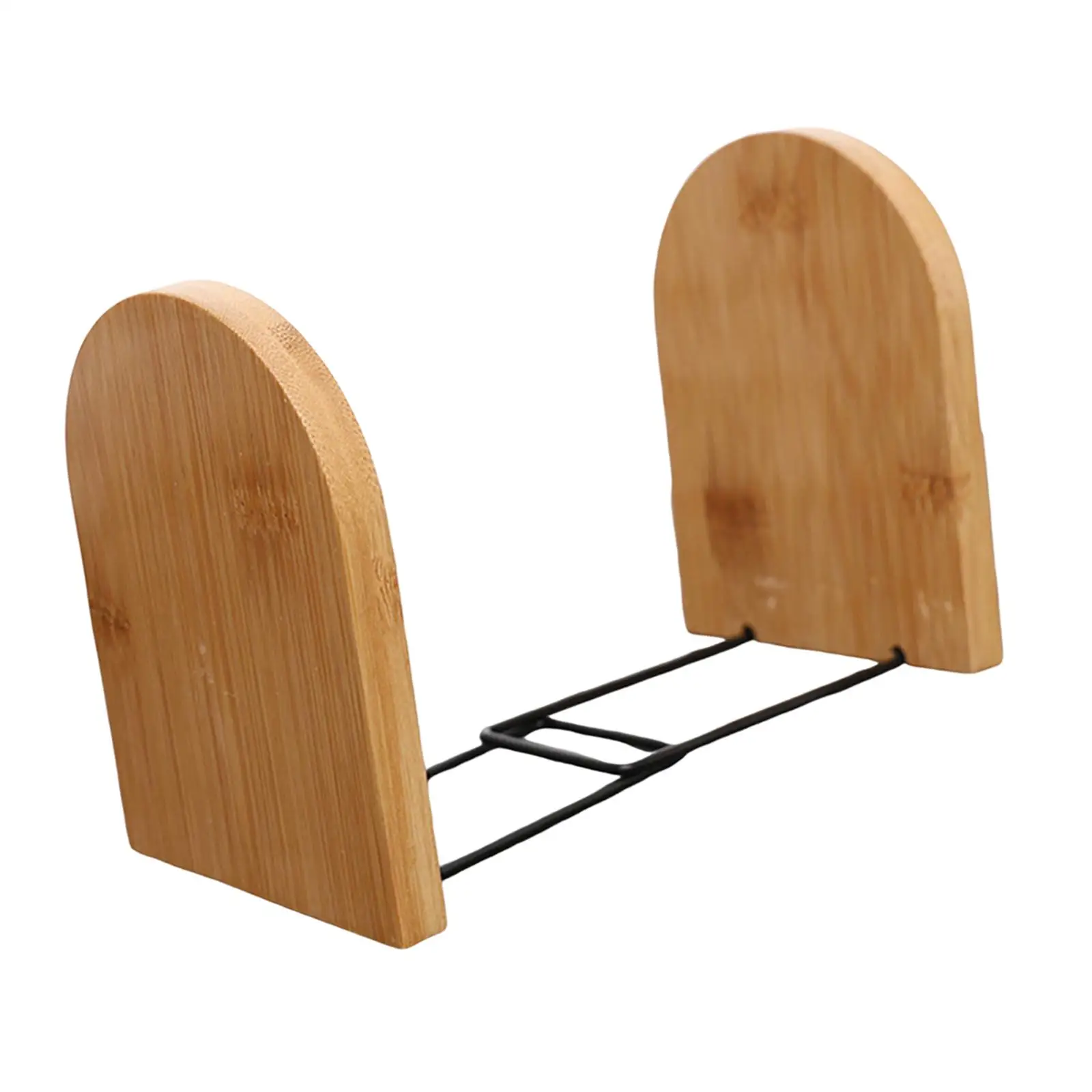 Serre-livres en bois, 2 supports de livres de décoration de maison pour étagère de lecture de bureau