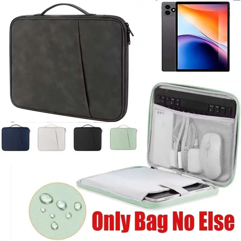 

Universal for ZTE Blade X1001 Tablet Bag Pockets Handle Zip Storage Pouch for Keyboard Mouse Carry Case Sleeve