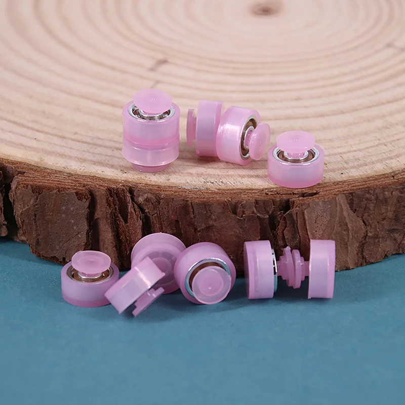 10Pcs Manicure Rotating Jewelry Accessories Universal Rotating Bearing Rotatable Transfer Bead Nail Decoration