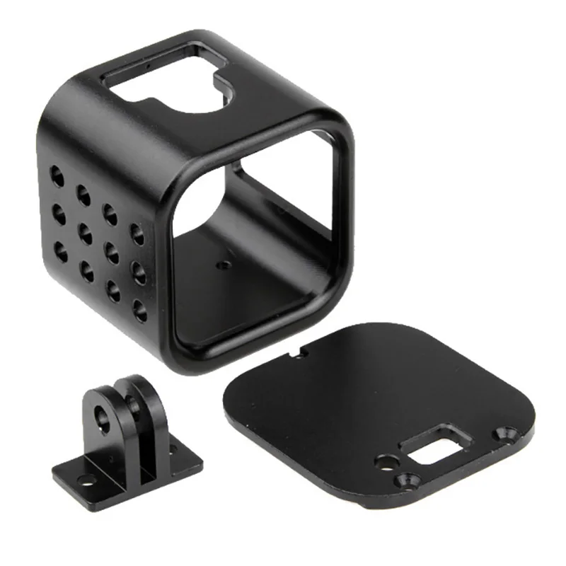 Gaiola de câmera de metal alumínio caso da câmera liga quadro protetor para gopro hero 4/5 sessão acessórios da câmera