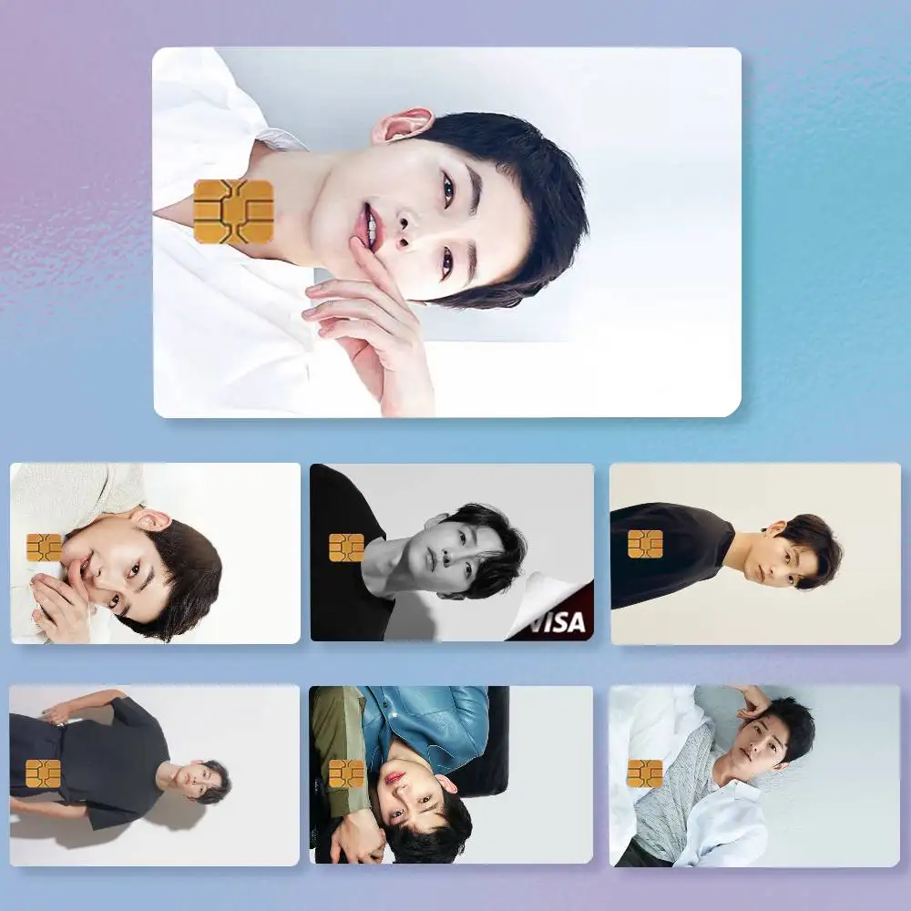 Korean Actor Song Joong-ki  Credit Card HD Stickers Premium matte film effectively prevents fingerprints and daily abrasion.