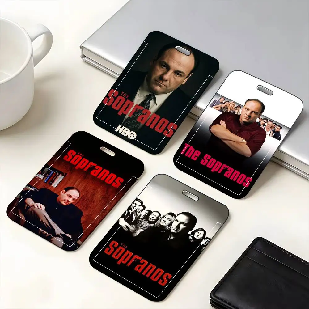 

1pc The Sopranos ID Card Sleeve School Card Access ID Card Bus Meal Card Protective Sleeve Easy Push