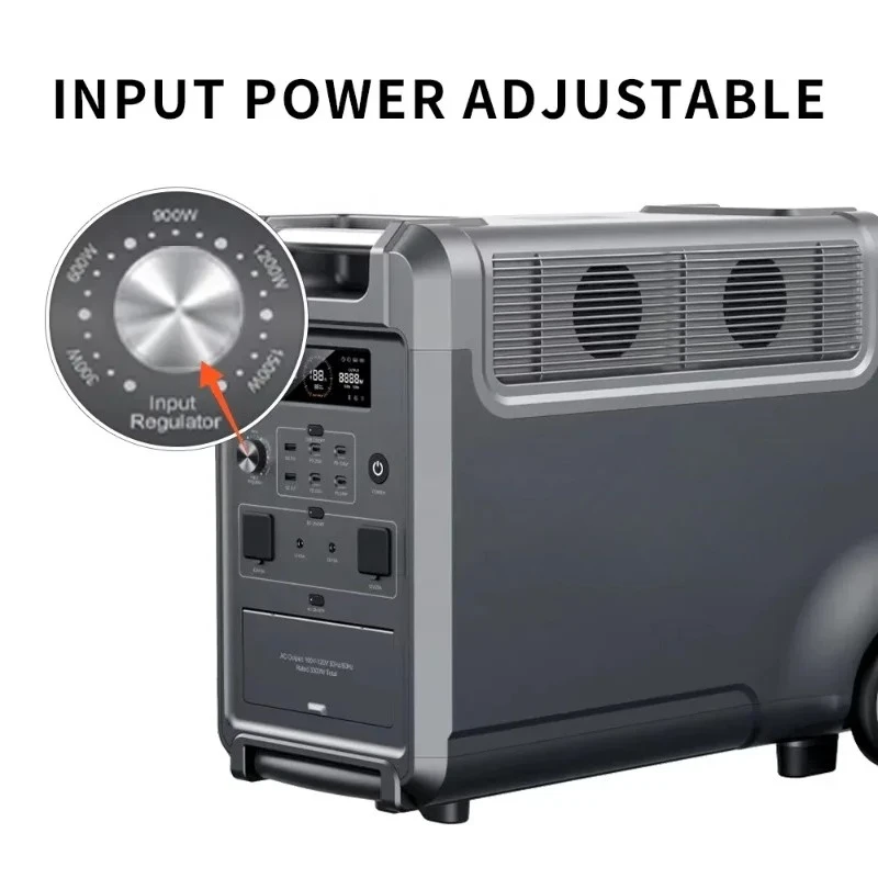 Gererator Large Capacity 3840Wh Por   - Station 3600W 3300W with Expansion -