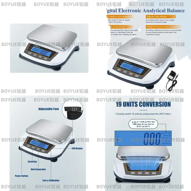 for 5Kg Precision Jewelry Scale 0.01g Laboratory Digital Electronic Analysis Balance Certified for 2kg Kitchen Weighing Scale